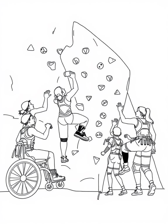 adaptive climbing for athletes