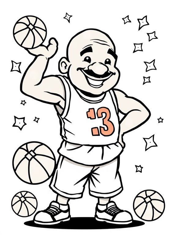 adorable barkley coloring page