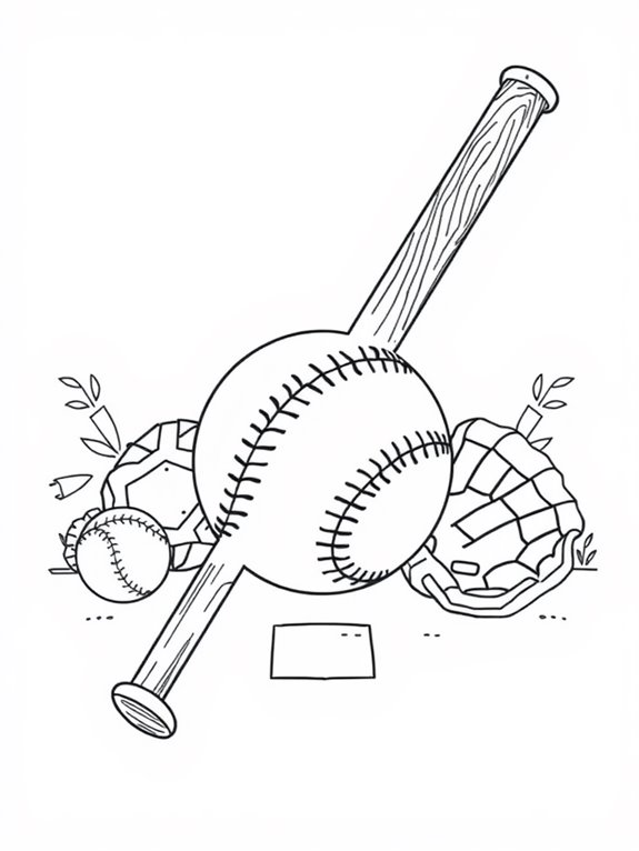 babe ruth coloring page