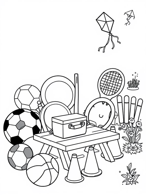 backyard sports coloring fun