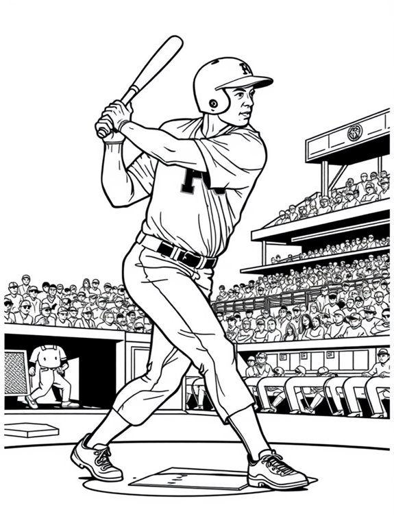 barry bonds coloring page