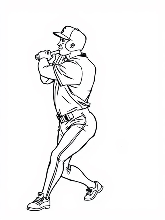 barry bonds coloring page