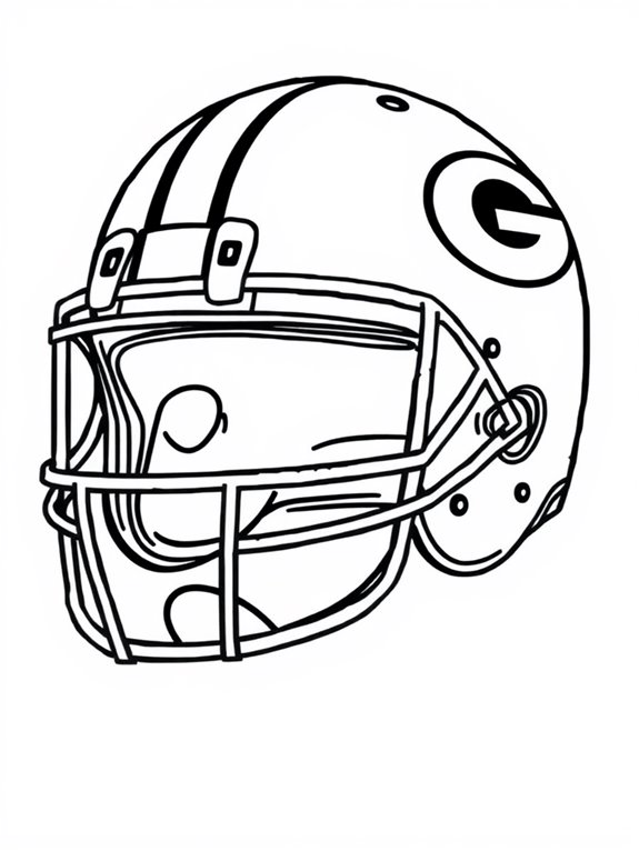 brett favre coloring page