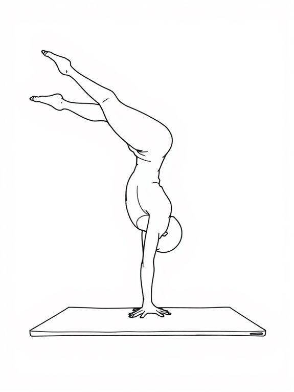 cartwheel gymnastics coloring page