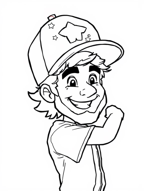 clayton kershaw coloring page