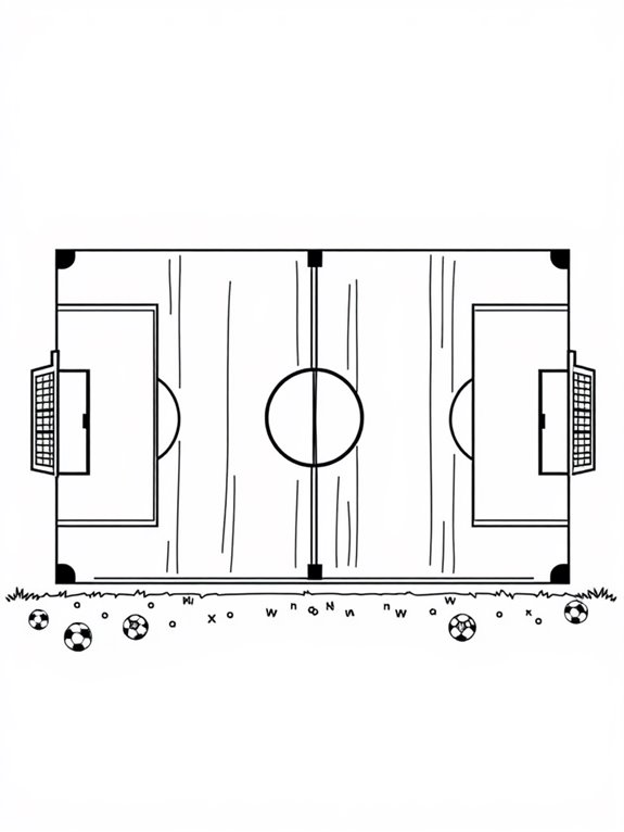 coloring page for soccer