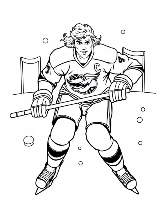 coloring page of lemieux