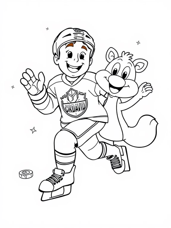 connor mcdavid and mascot