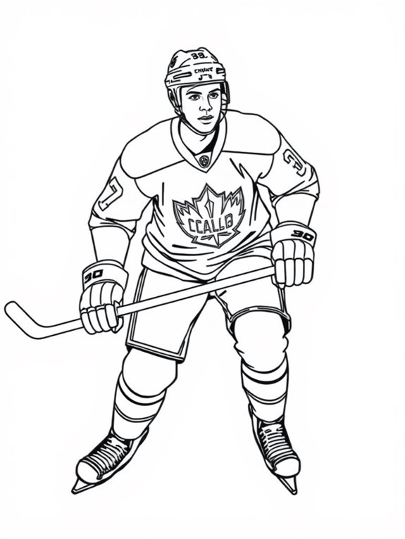 connor mcdavid coloring page