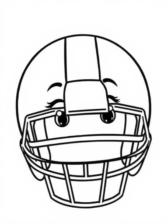 drew brees helmet coloring page