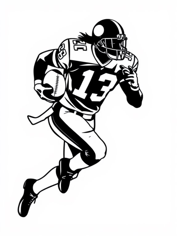 emmitt smith coloring page