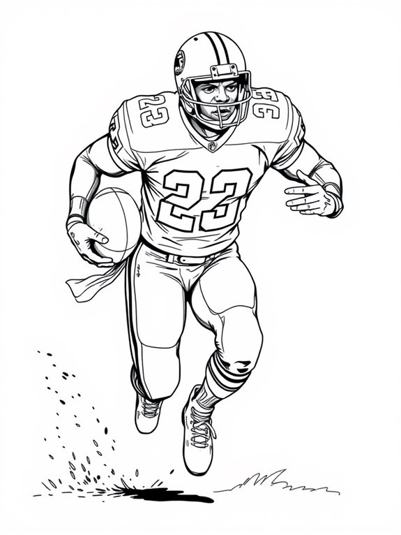 emmitt smith running action