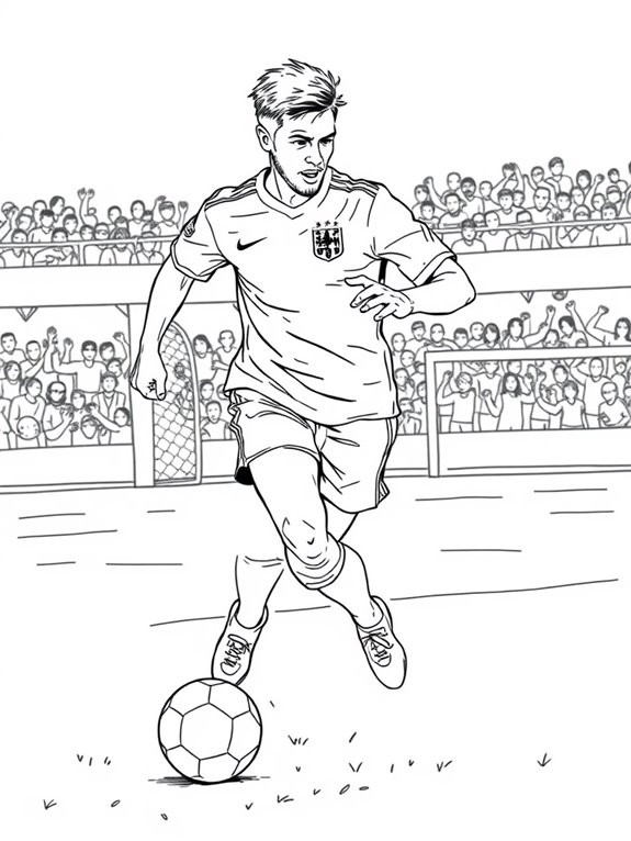 erling haaland coloring page