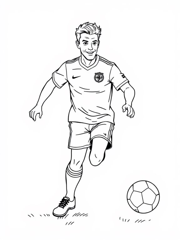 erling haaland coloring page