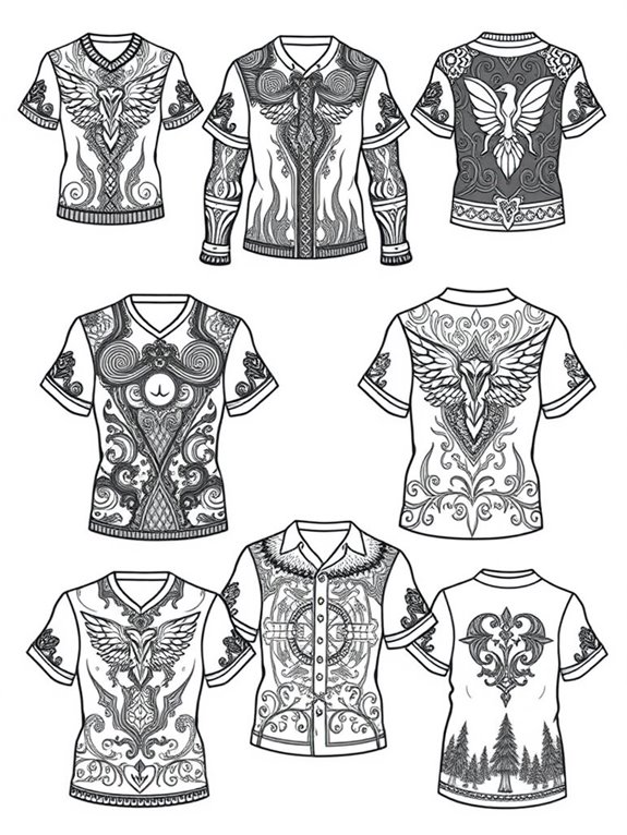 fantasy themed jersey coloring page