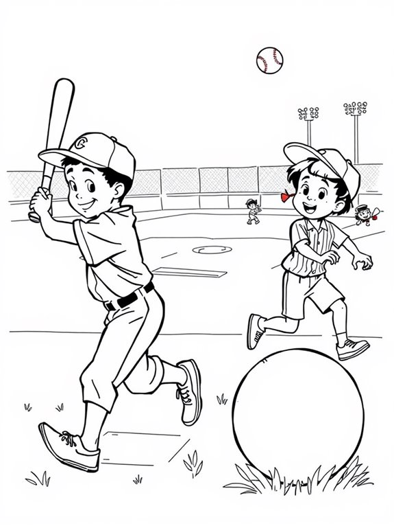 jackie robinson baseball coloring page