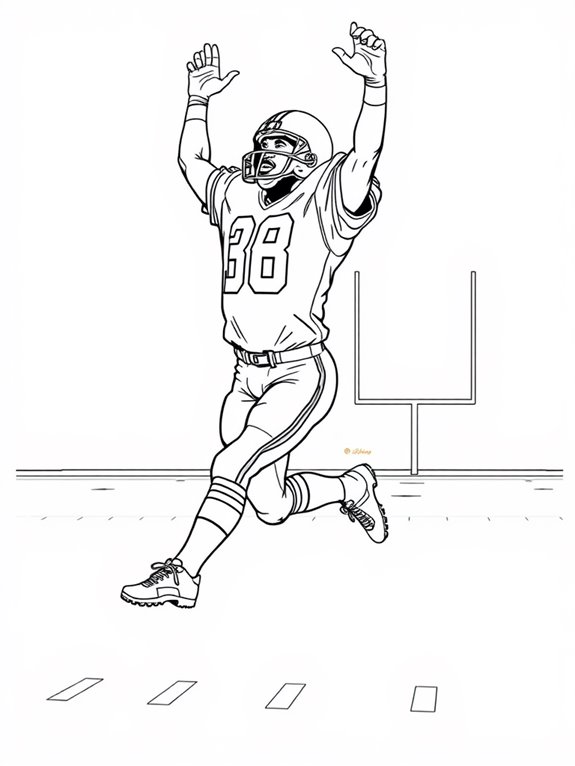 jerry rice coloring page