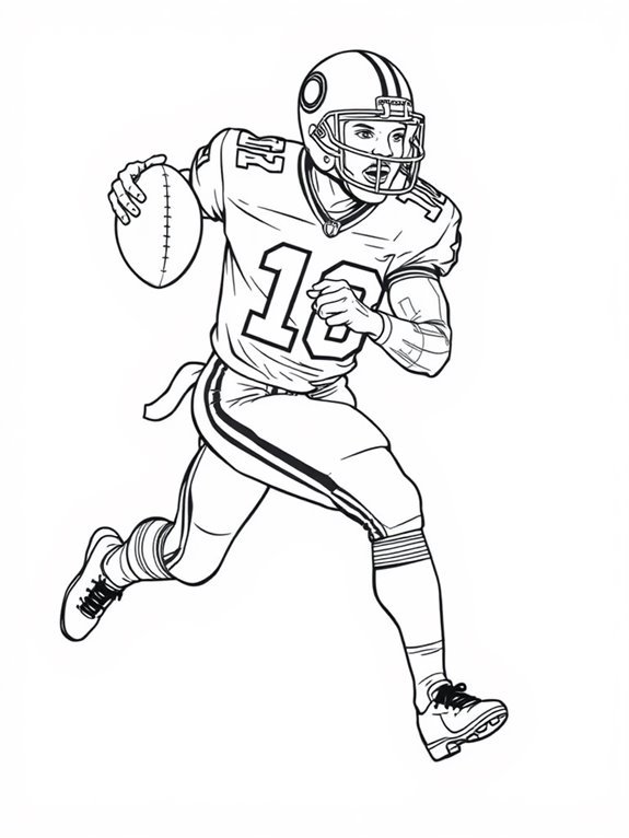 jerry rice coloring page