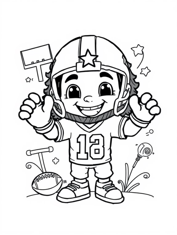 jerry rice mascot art