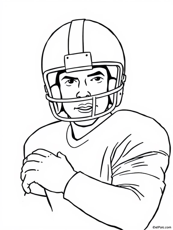 joe montana helmet coloring