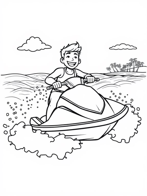 joyful water sports adventure