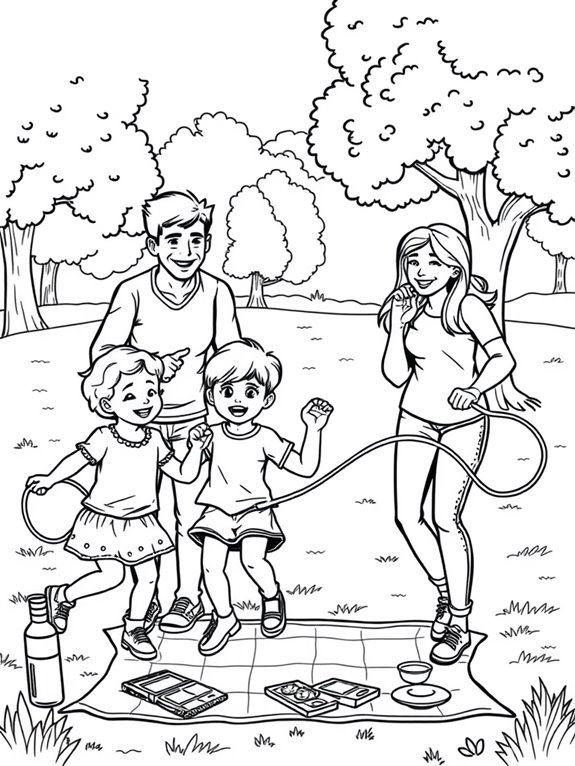 jump rope coloring activity