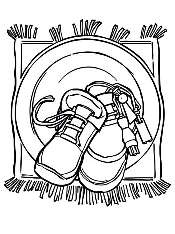 kabaddi equipment coloring page