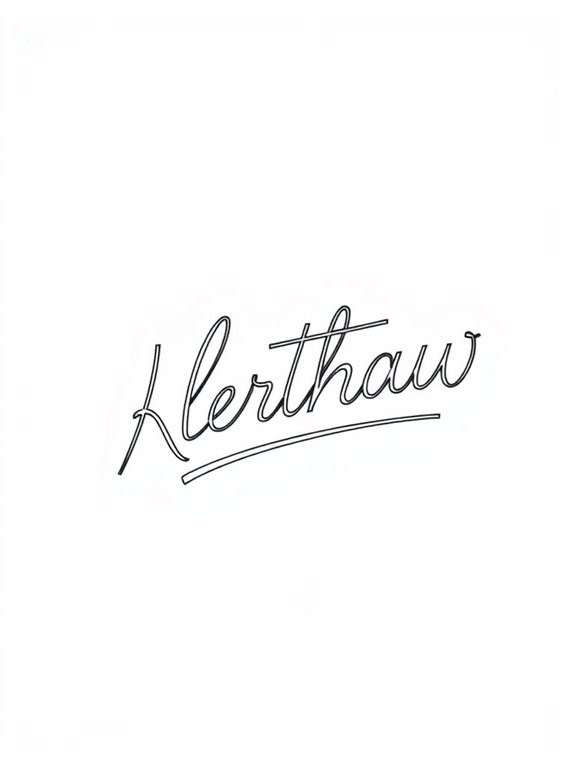 kershaw signature coloring page