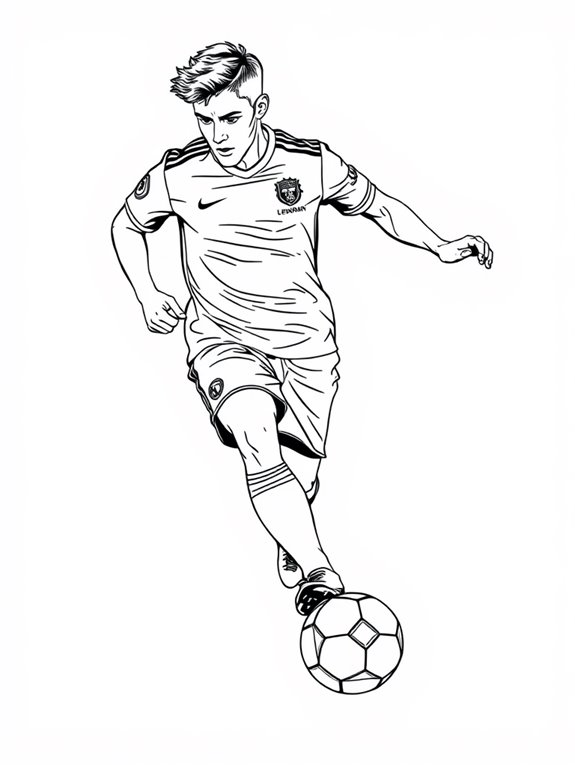 kevin de bruyne coloring page