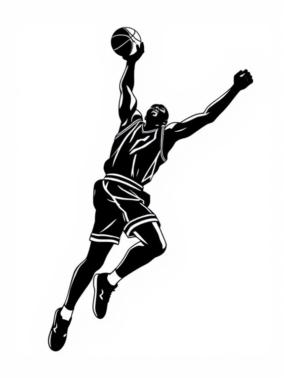 michael jordan coloring page