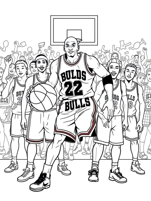 michael jordan coloring page