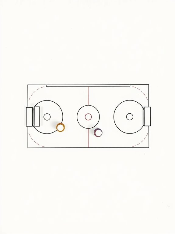 mini curling rink illustration