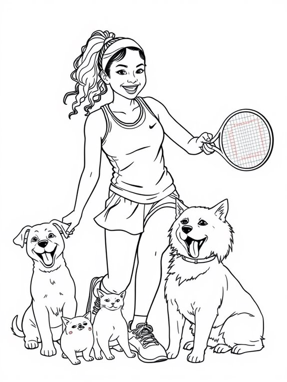 naomi osaka with pets