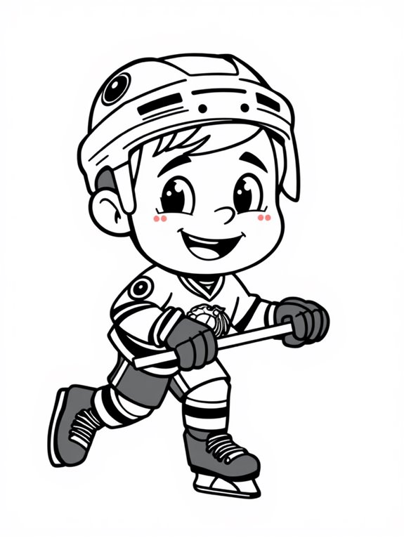 patrick kane cartoon coloring