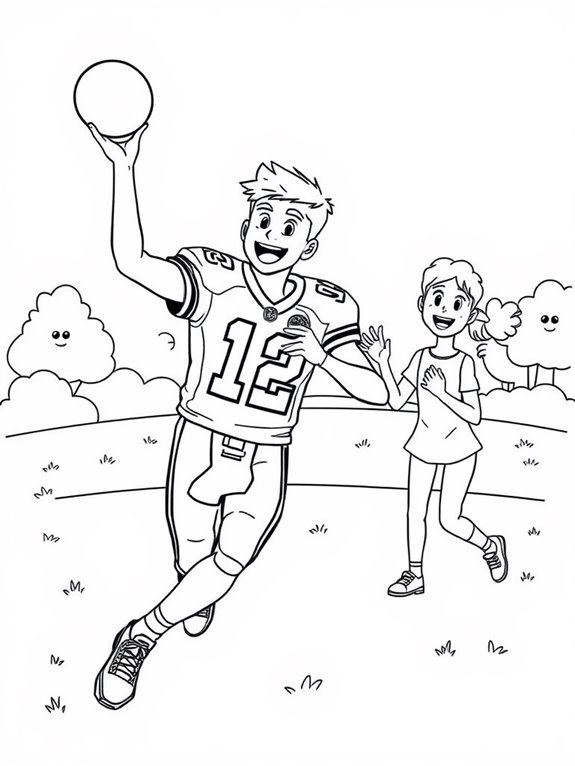 patrick mahomes coloring fun