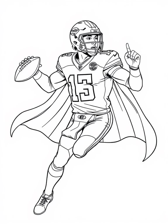 patrick mahomes superhero art