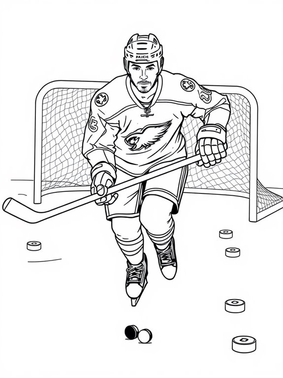 pavel datsyuk hockey coloring page