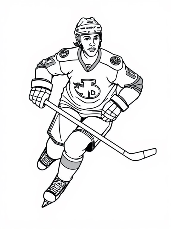 pavel datsyuk jersey coloring page