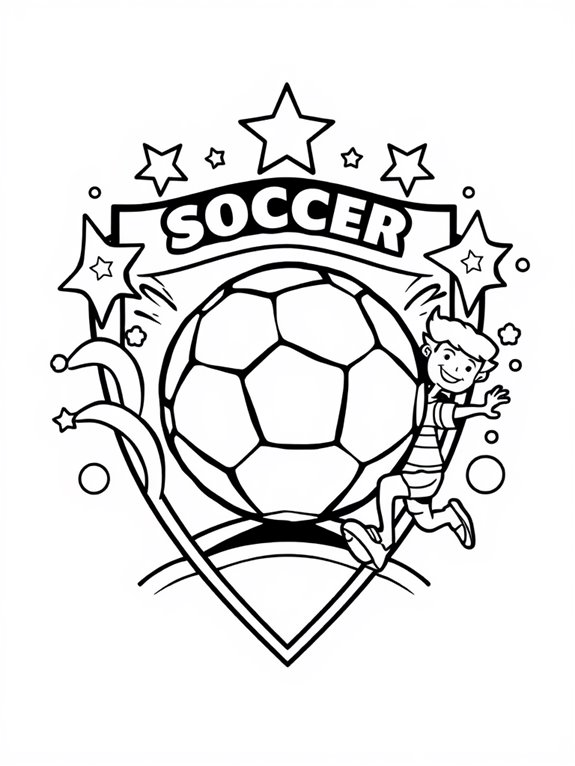 playful soccer team logos