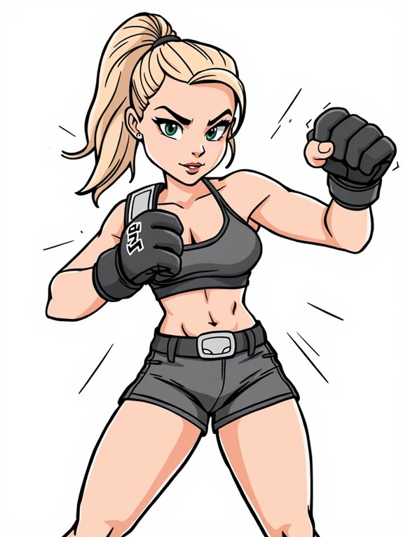 ronda rousey coloring page