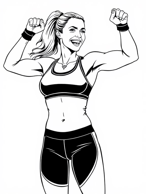 ronda rousey coloring page