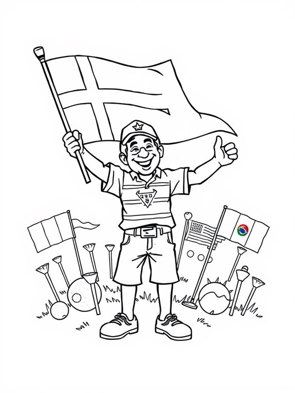 ryder cup coloring page