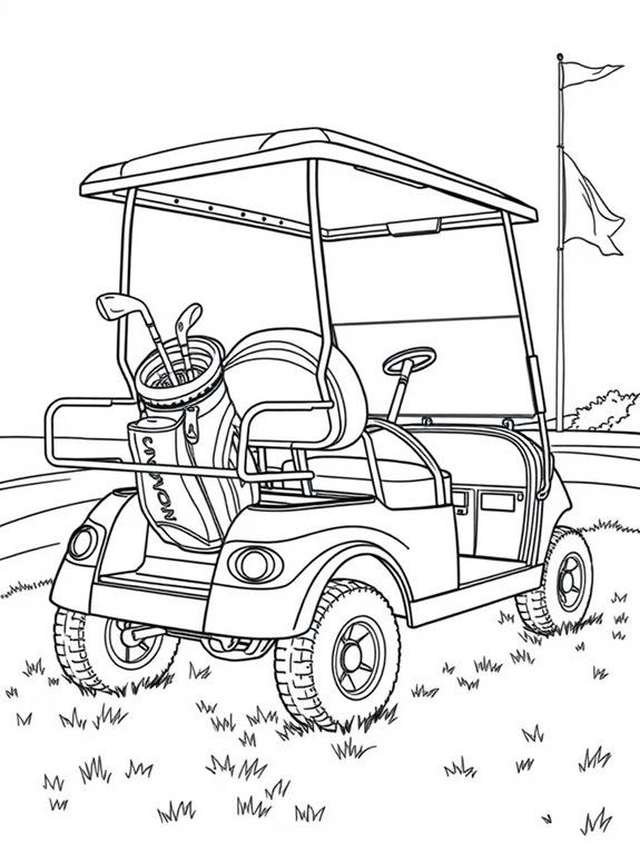 ryder cup golf cart