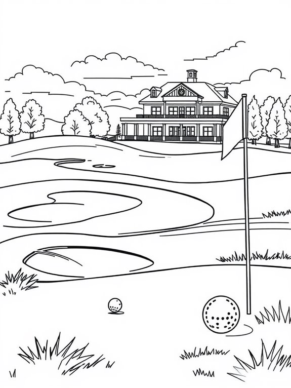 ryder cup golf coloring page