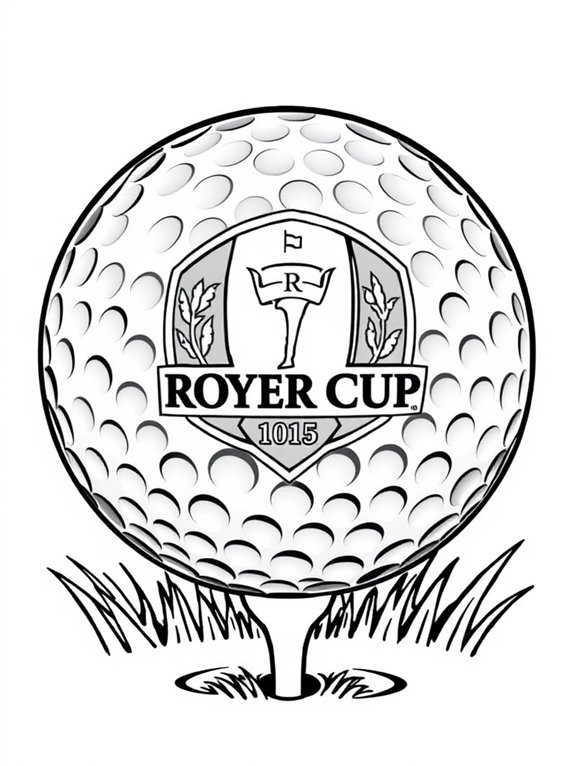 ryder cup themed coloring page