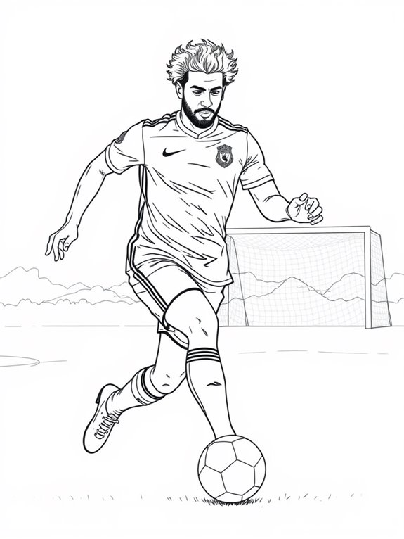 salah coloring page art