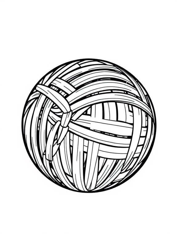 sepak takraw ball outline