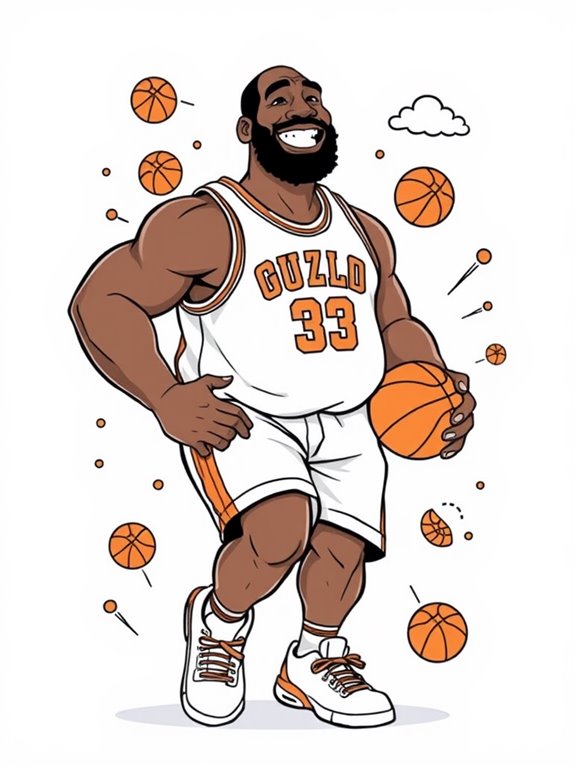 shaquille o neal coloring fun