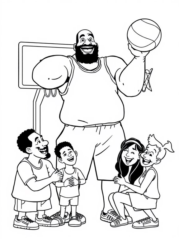 shaquille o neal coloring fun