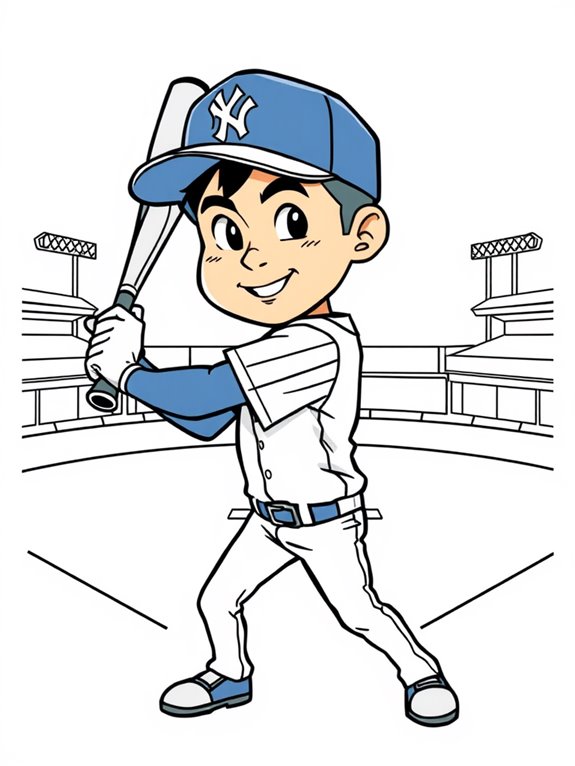 shohei ohtani coloring page